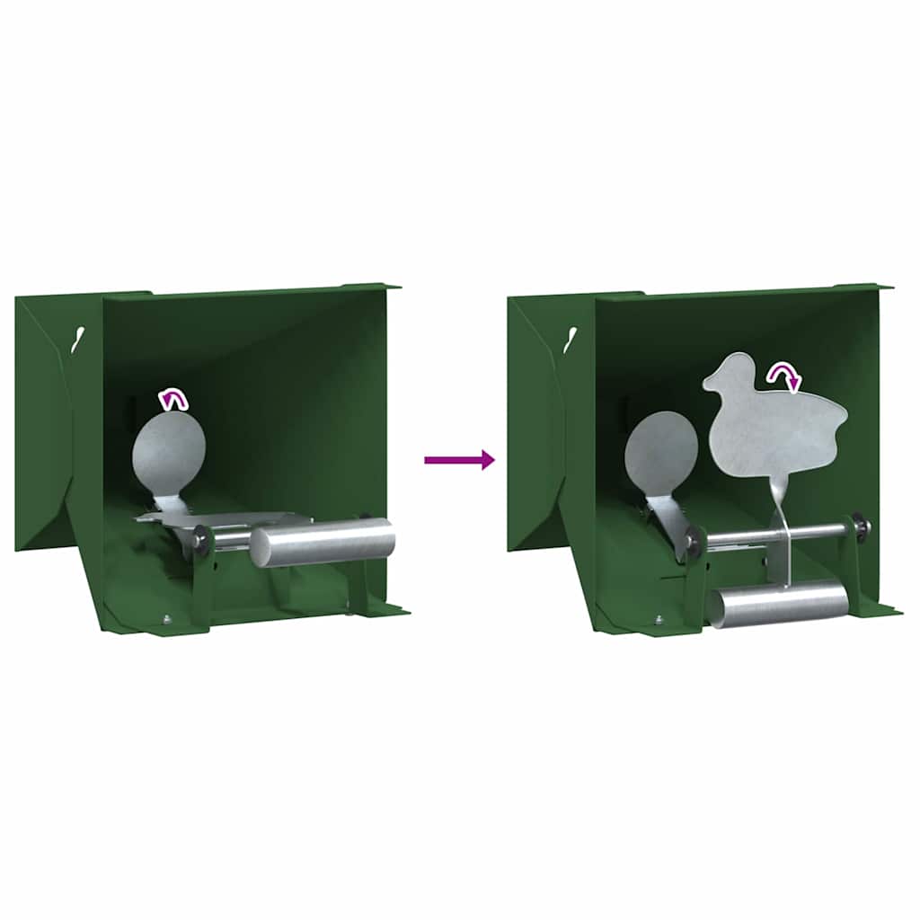 Kulfång Grön 14 x 14 x 19 cm Stål