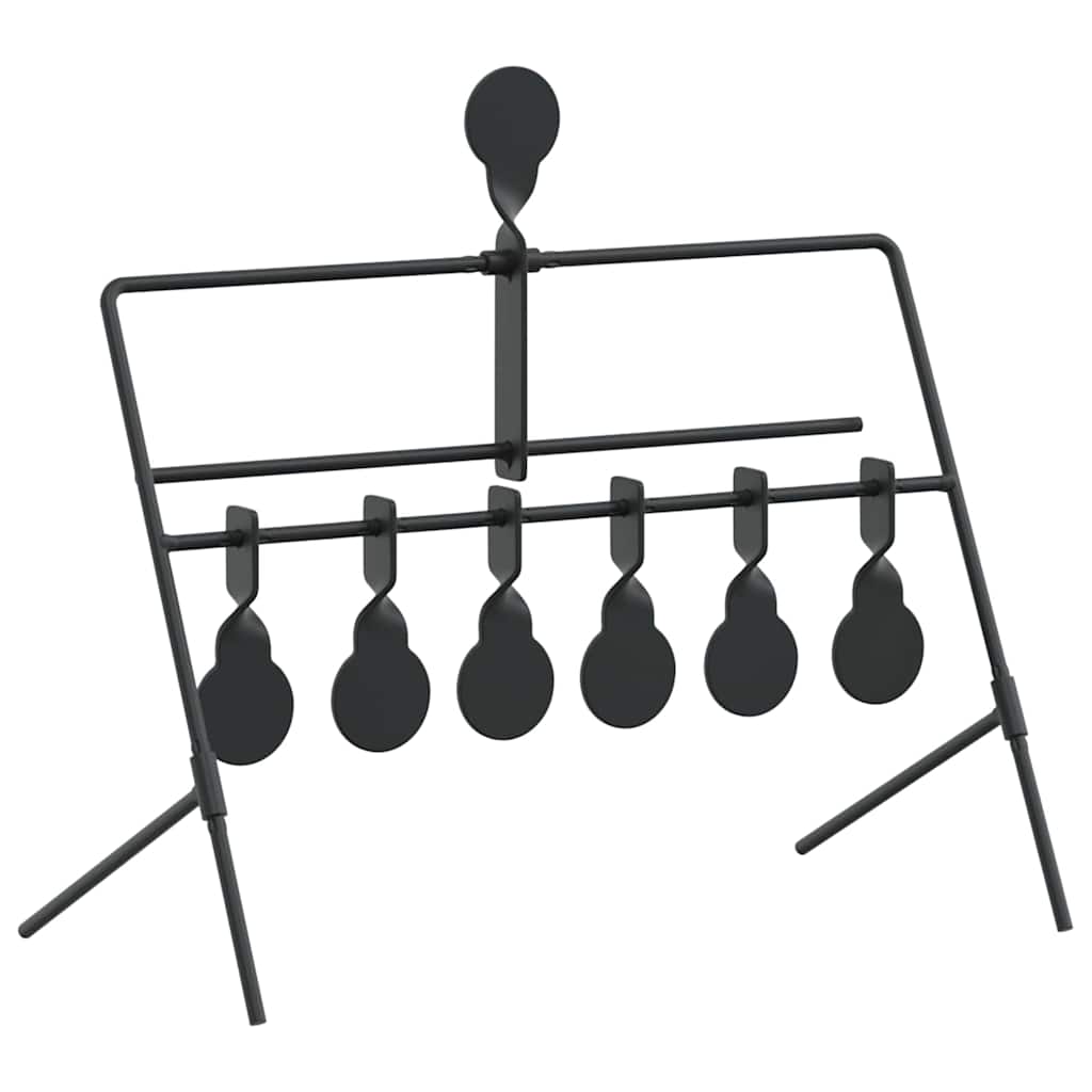 Återställande Mål Svart 40 x 34 x 53 cm Stål