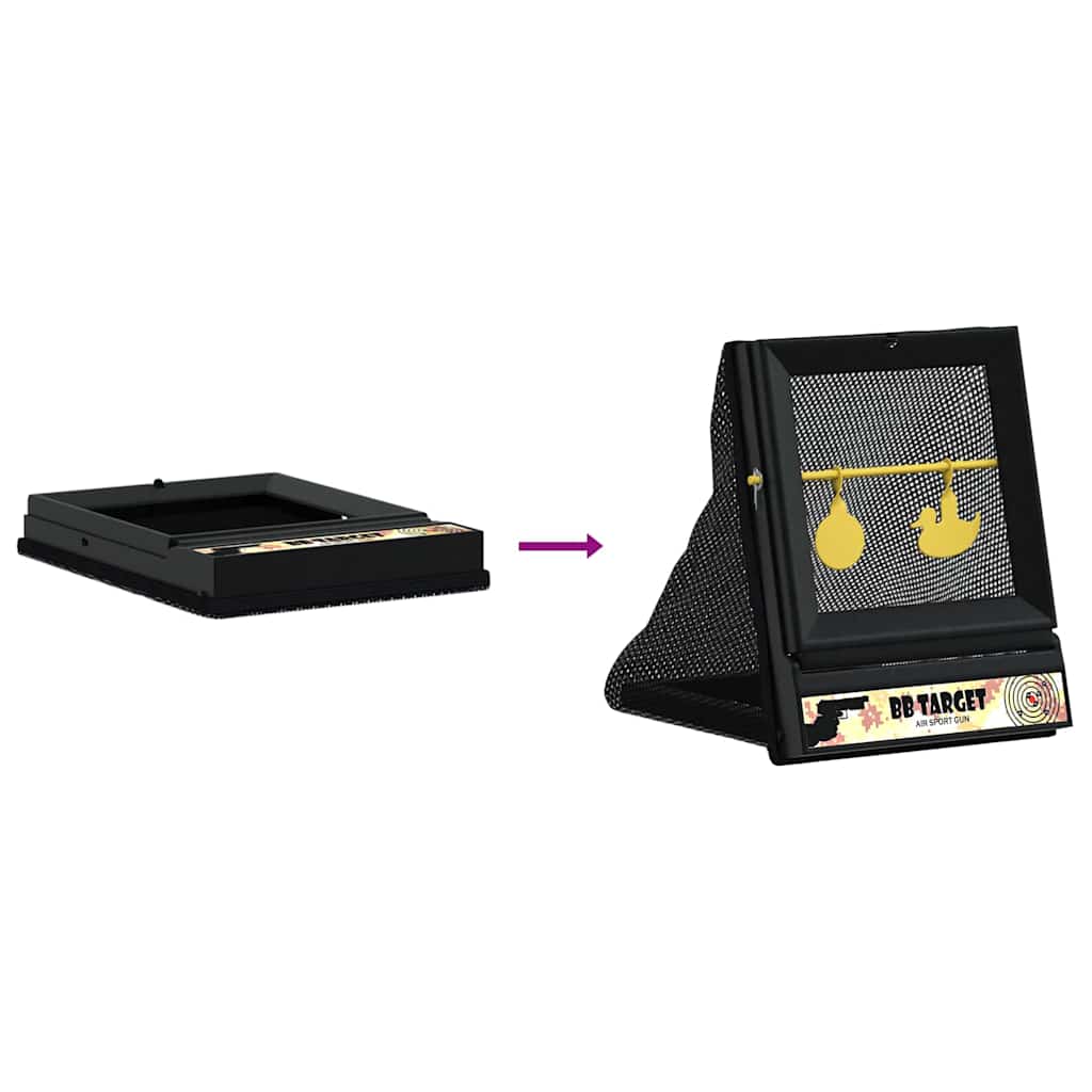 Airsoft-måltavla Svart 19 x 26 x 25 cm Plast