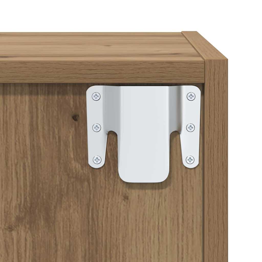 TV-bänkset 2 pcs artisan ek 37 x 37 x 142.5 cm Konstruerat trä