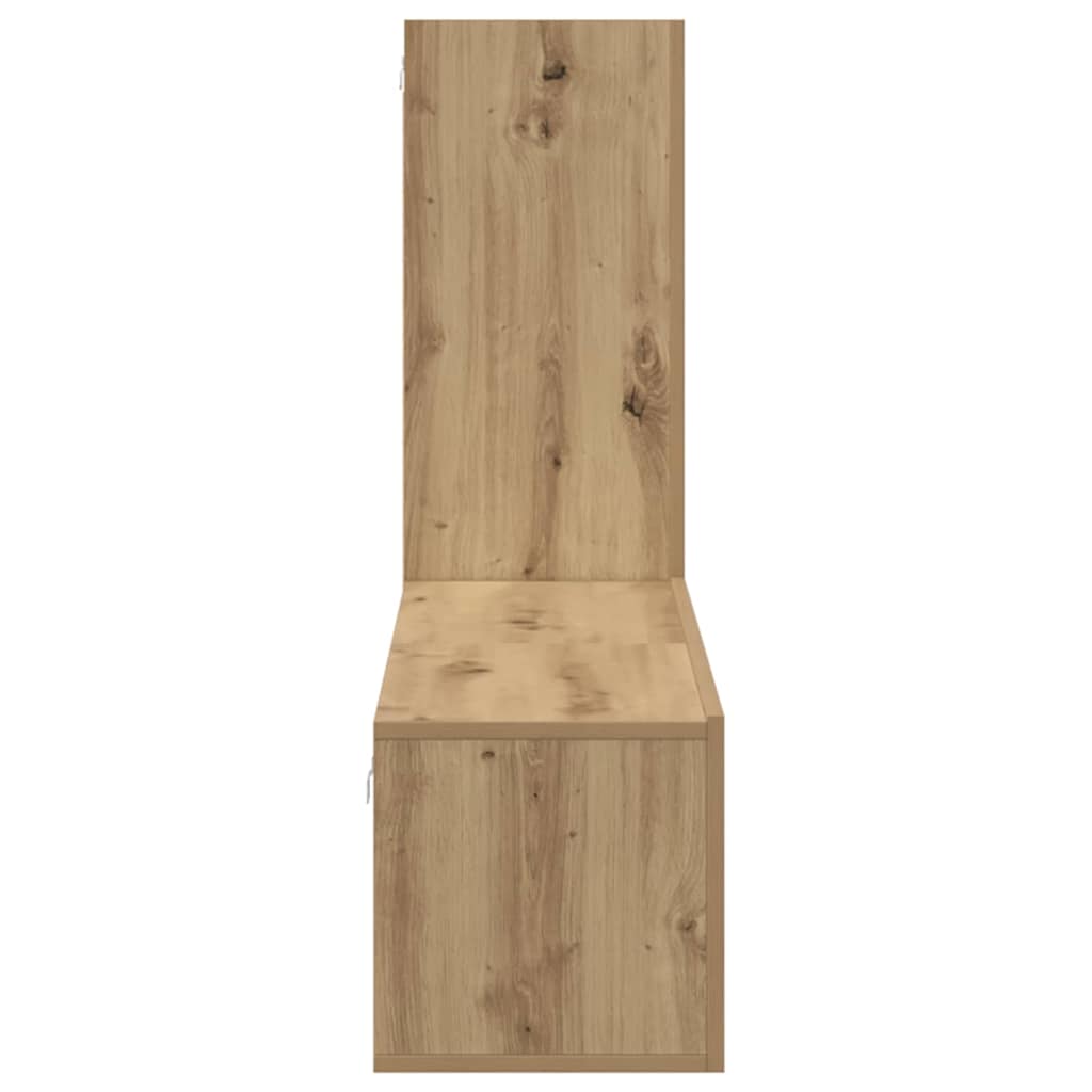 TV-bänkset 3 pcs artisan ek 60 x 30 x 30 cm Konstruerat trä