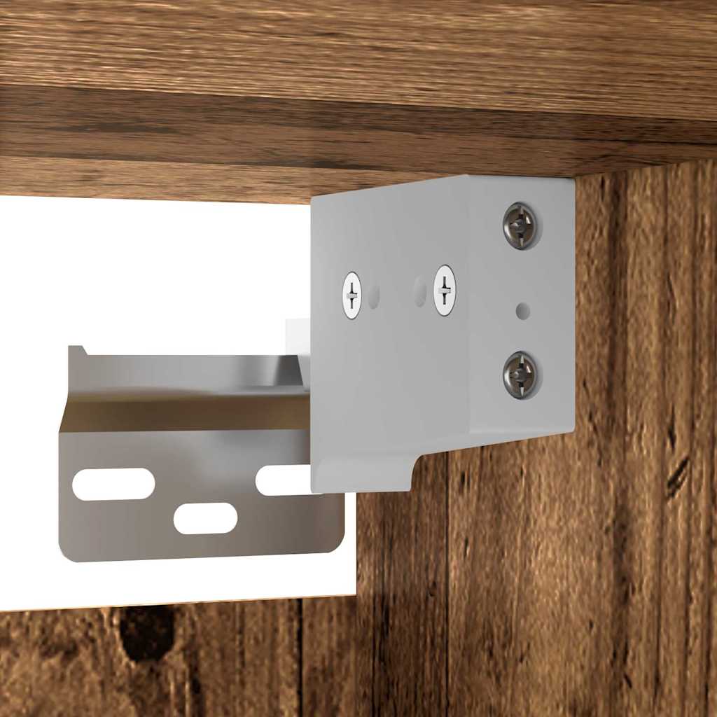 TV-skåpsset 4 pcs Gammalt trä 30.5 x 30 x 60 cm Konstruerat trä