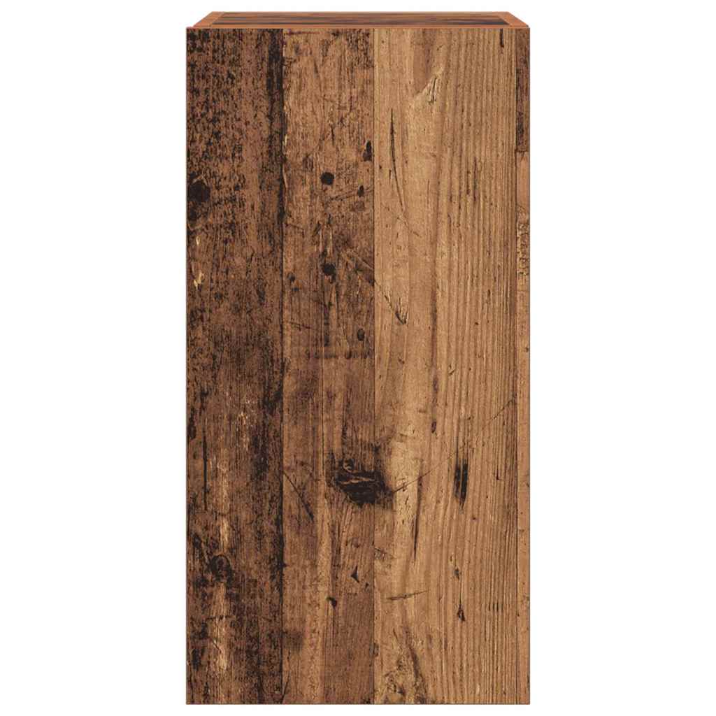 TV-skåpsset 4 pcs Gammalt trä 30.5 x 30 x 60 cm Konstruerat trä