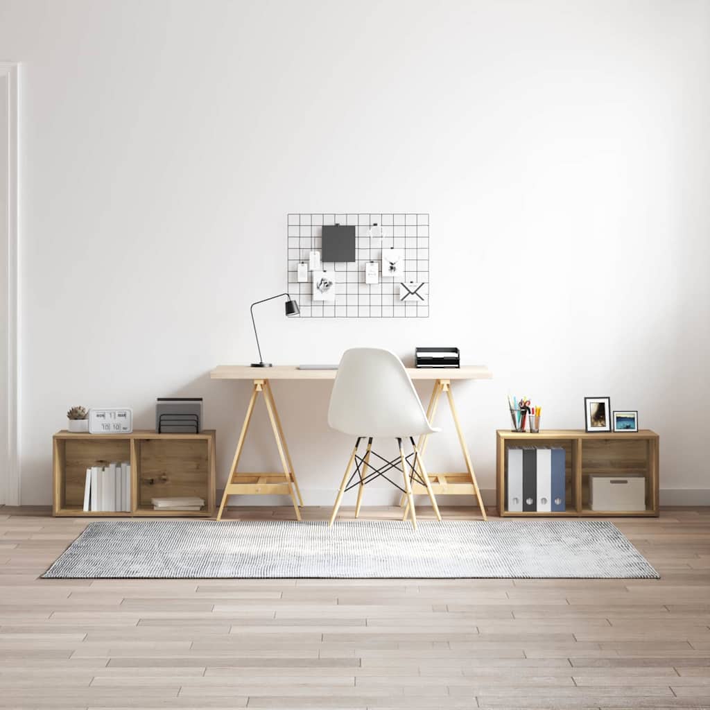 TV-bänkset 2 pcs artisan ek 72 x 35 x 36.5 cm Konstruerat trä